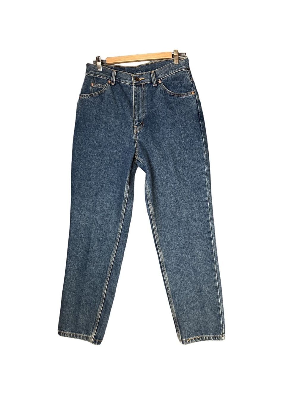 Like NEW Vintage Levi’s Orange Tab Dark Wash Tapered 90’s Jeans Sz 12 30W 27L